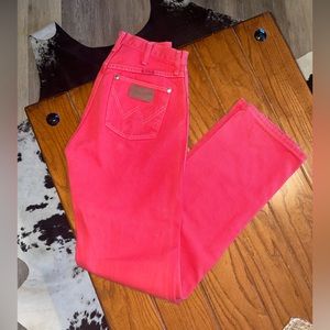 Red Wrangler Jeans